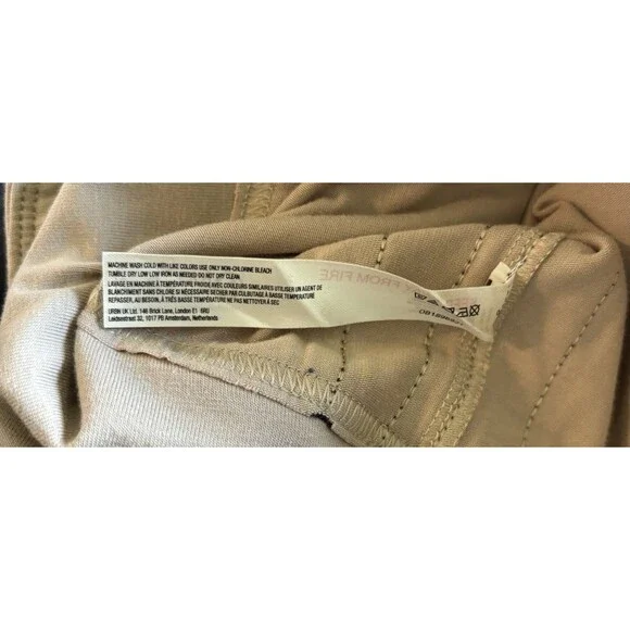 Free People Movement Hot Shot Kick Flare Yoga Pants Ice Coffee Combo Tan Blue XS - Picture 11 of 12